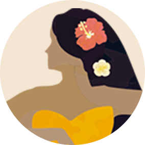 フラダンサーのイラスト